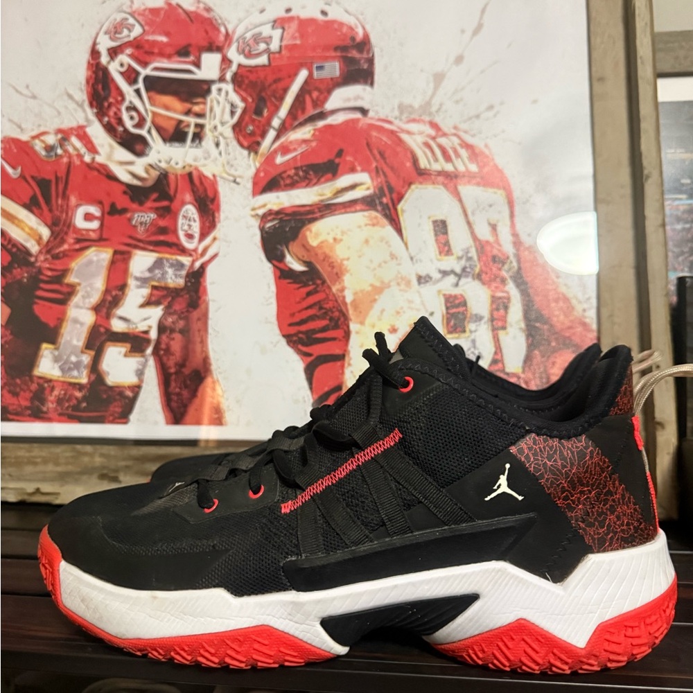 Air Jordan one Take 2 ‘black bright crimson’